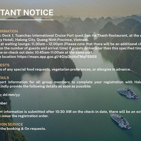 Hotel Grand Pioneers Halong Bay Cruise 1 Ha Long Exterior foto