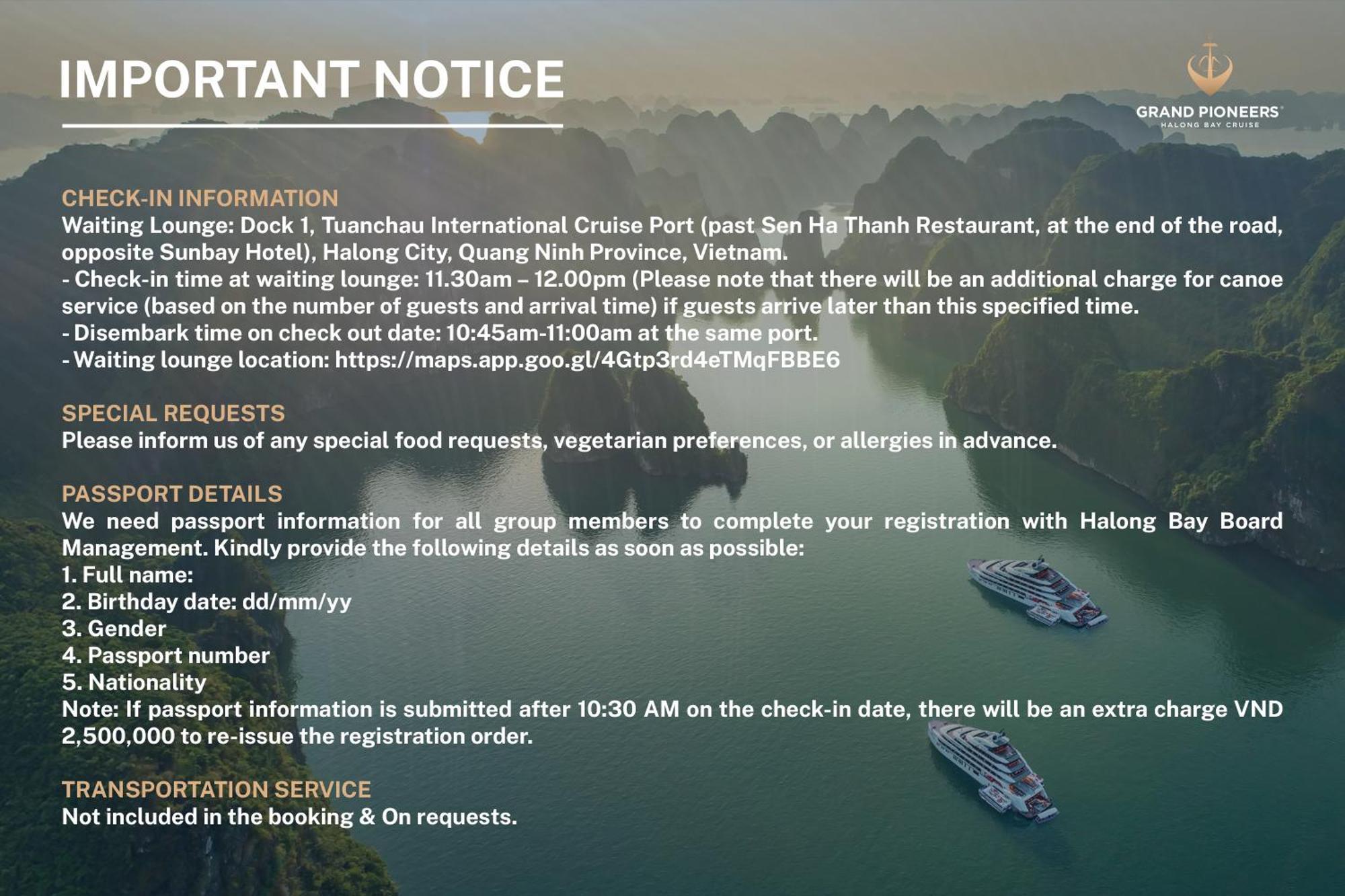 Hotel Grand Pioneers Halong Bay Cruise 1 Ha Long Exterior foto